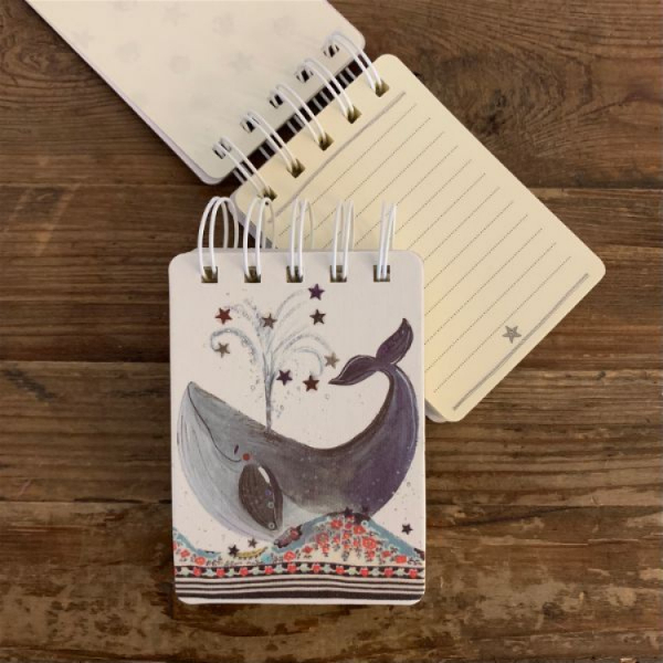 Whale Small Spiral Notepad - Ssn24