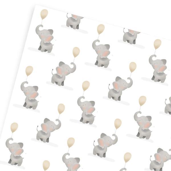 Baby Elephant Gift Wrap
