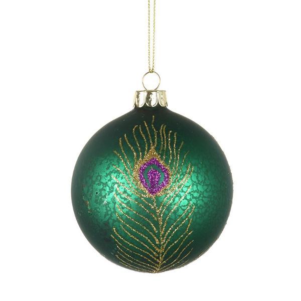 GLASS DECORATIVE HANGING BAUBLE