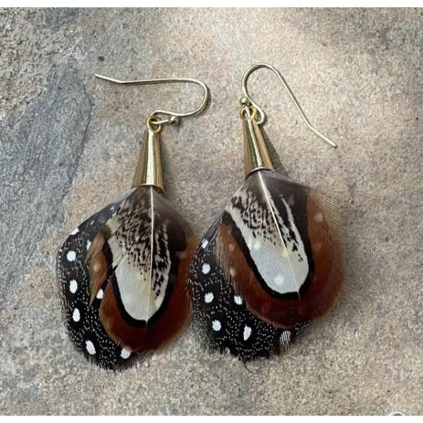 Feather Earring Pair 012