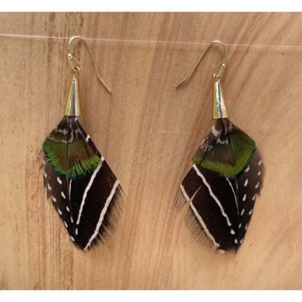 Feather Earring Pair 008