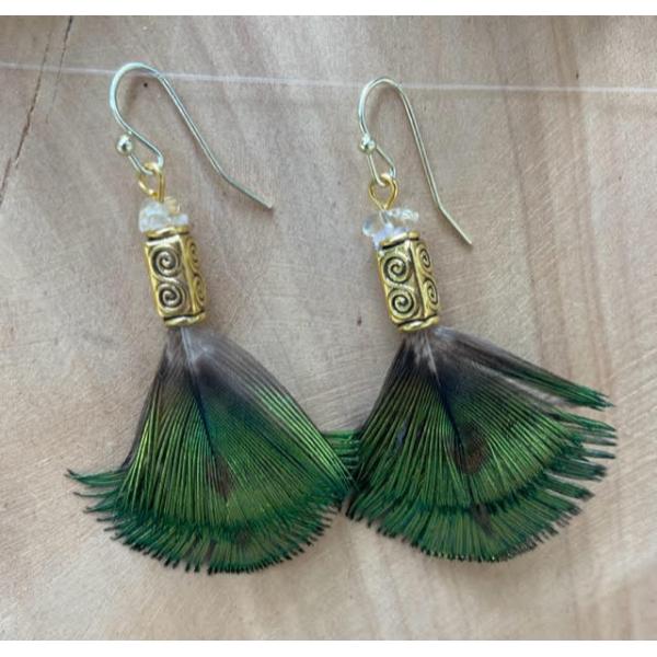 Feather Earring Pair 009