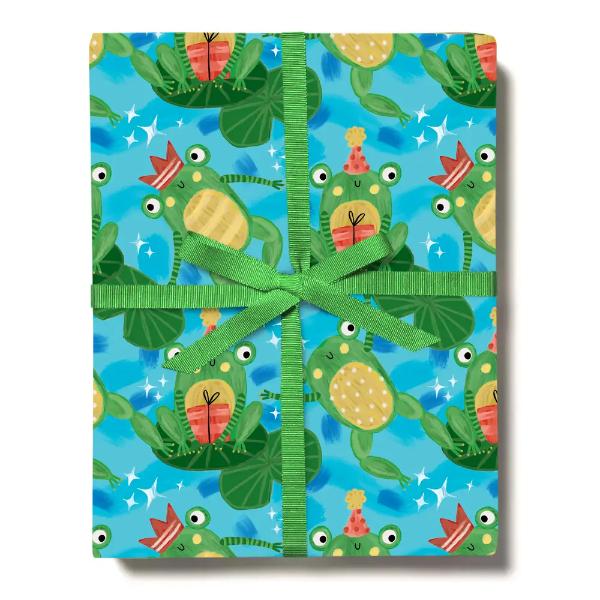 FROGS AND SPARKLES Animal Gift Wrap GX482