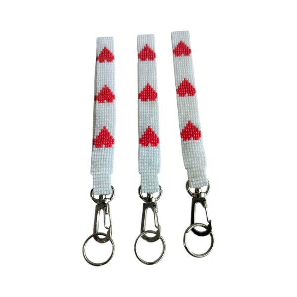 Keychain and Tether Tabs -  Hearts