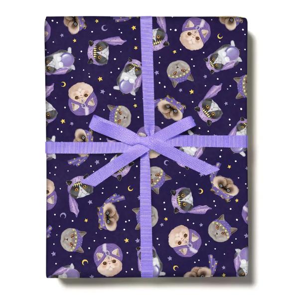 PSYCHIC CATS Space Gift Wrap GW183