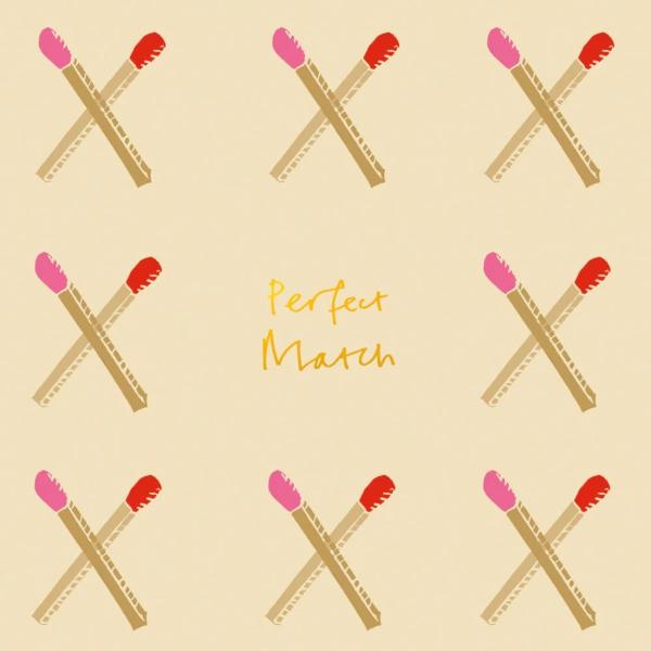 Perfect Match Greeting Card, 15cm - Image 2