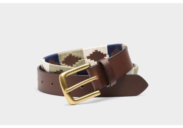 Polo Belt 30045 Taupe/Beige/Navy