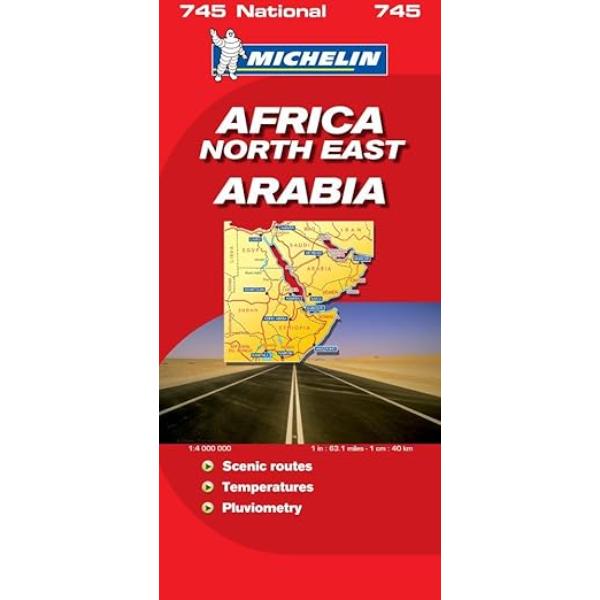 Map Africa North East Arabia