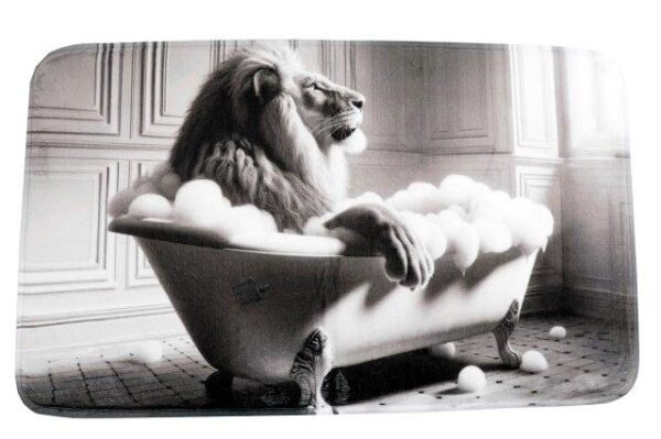 Lion Bath Mat 45X75Cm