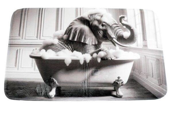 Elephant Bath Mat 45X75Cm