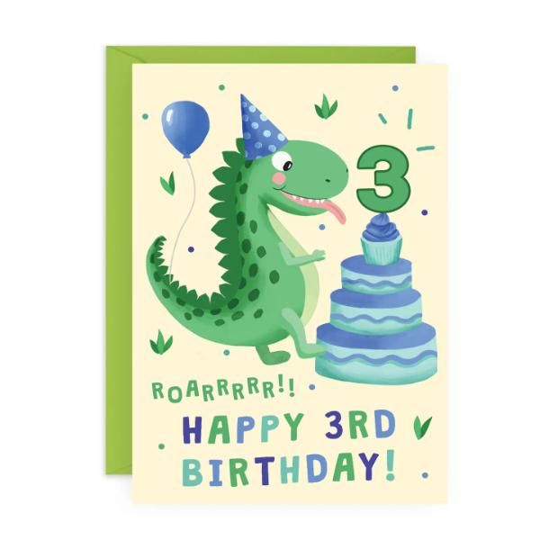3RD BIRTHDAY DINO