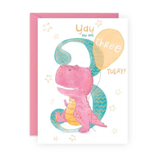 DINO GIRL 3RD BIRTHDAY