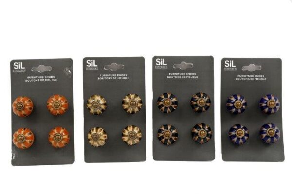 Antique Glaze Drawer Knobs Set 4