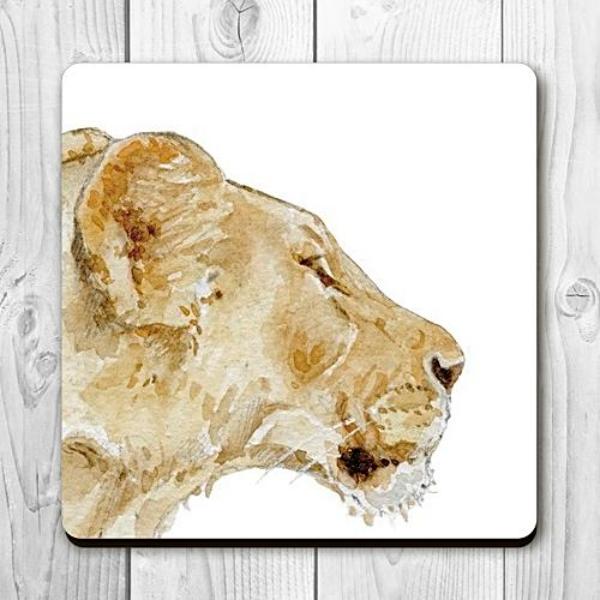 Lioness Head - Coaster