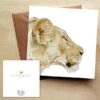 Lioness Head WC - Note Card