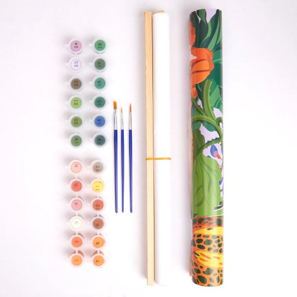 Royal Horticultural Society Paint By Numbers Kit Tropical