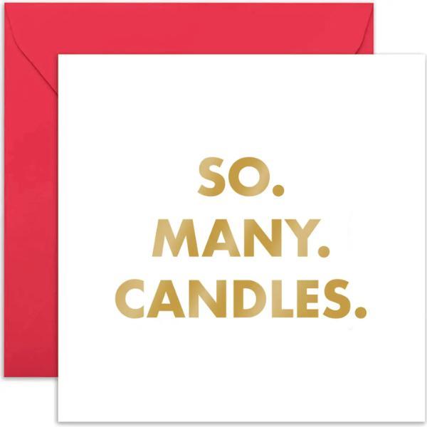So Many Candles Text Card
