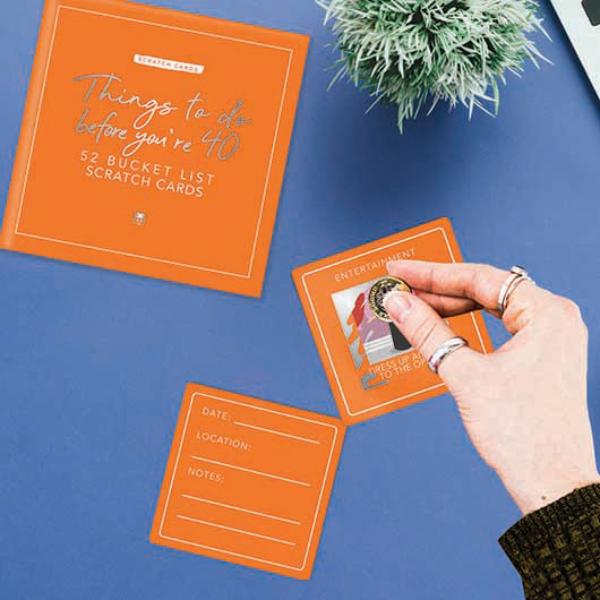 Scratch Cards - Things to do before your 40 -