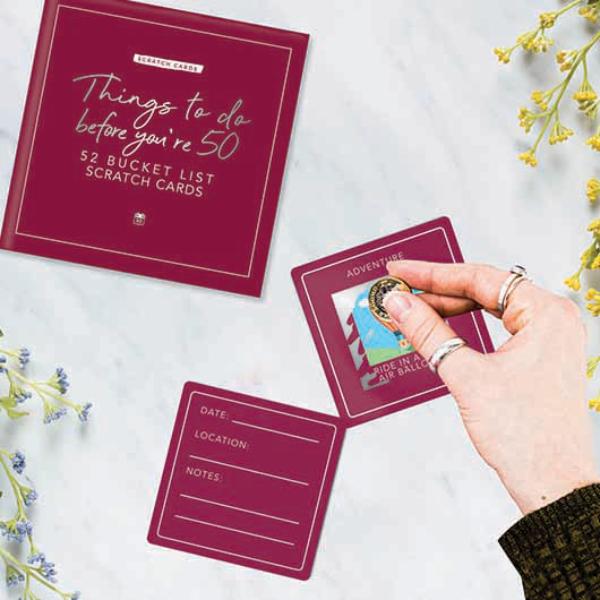 Scratch Cards - Things to do before you're 50 -