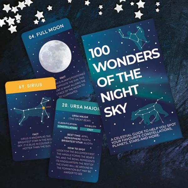 100 Wonders of the Night Sky Card Pack
