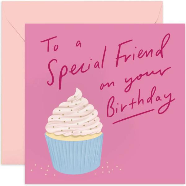 A Special Friend Cupcake Card