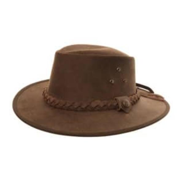 Chocolate Brown Australian Style Hat / Ak51