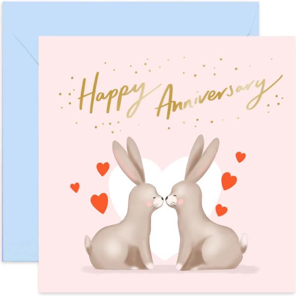 Anniversary Rabbit Card