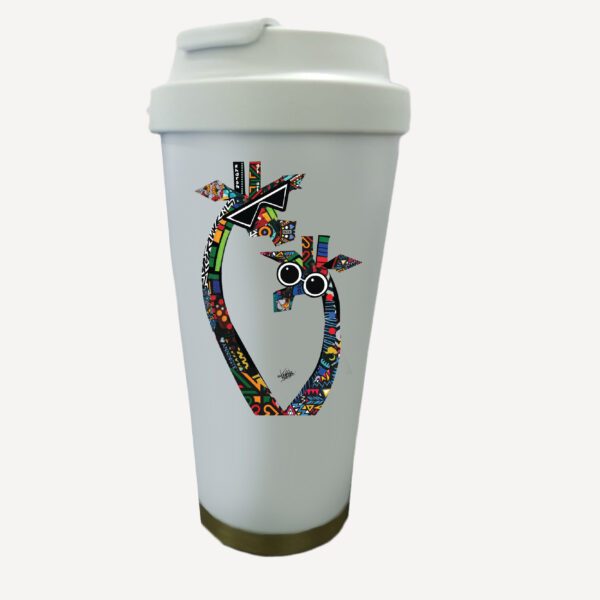 Graphic coffee tumblers