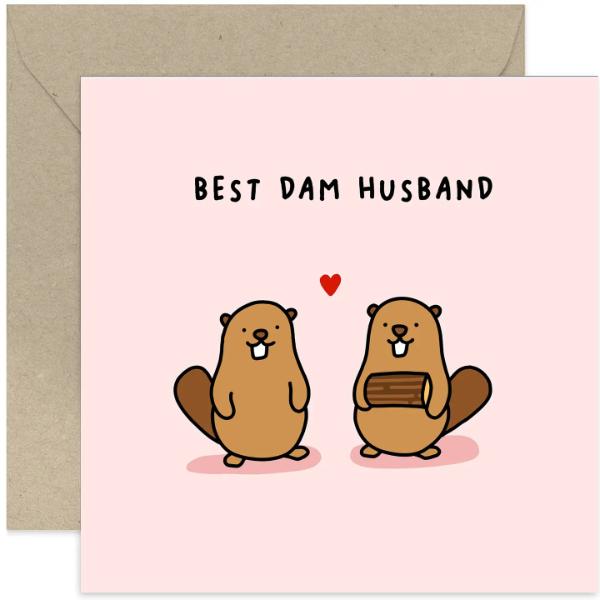 Best Dam Husband Card