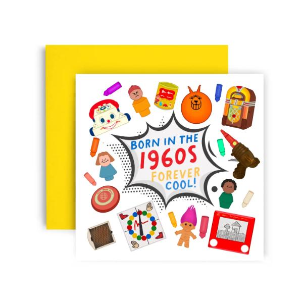 Born in 1960's Birthday Card