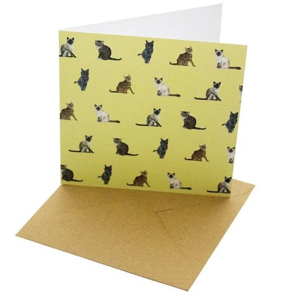 Cat Breeds Birthday Greeting Card SBCW:01/06.W