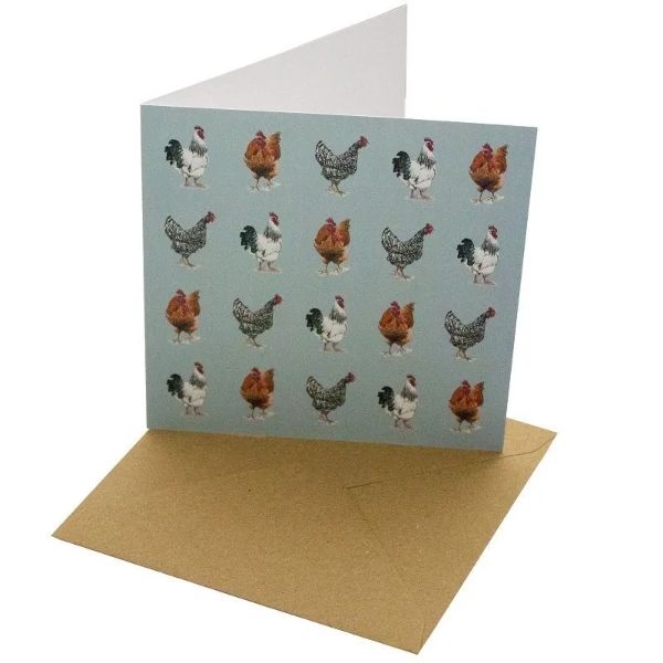 Chicken Breeds Birthday Greeting Card SBCB:01/06.W