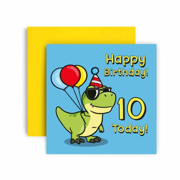 Dinosaur Age Children's Birthday Card