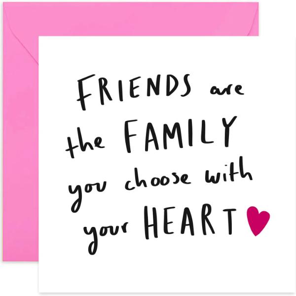 Friends Family Quote Card