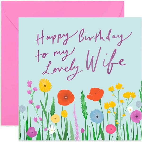 Lovely Wife Birthday Card