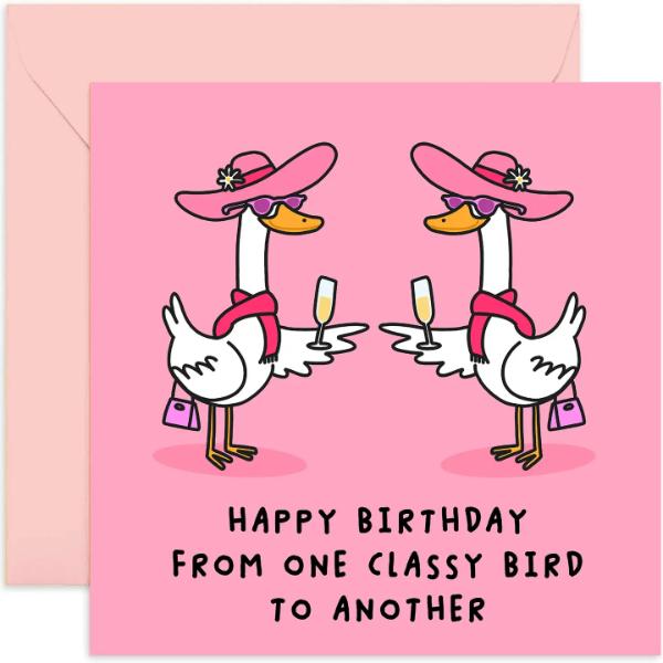 One Classy Bird Card
