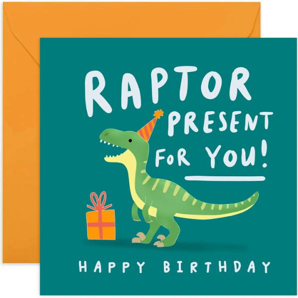 Raptor Birthday Card