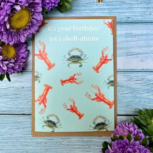 Let's Shellabrate - Sea Birthday Eco Friendly Card