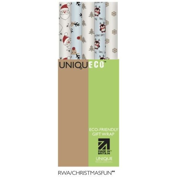 Uniqueco Bio Glitter Christmas Fun Wrap