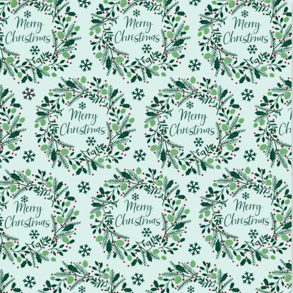 Uniqueco Bio Glitter Wrap Holly & Ivy