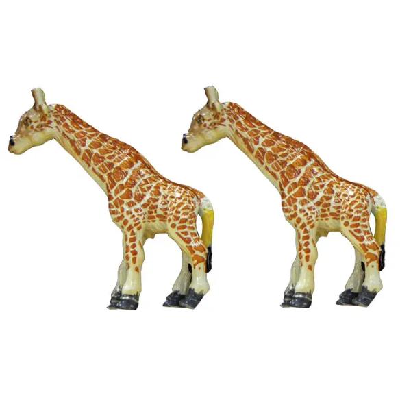 Giraffe Cufflinks With Swarovski Crystal Eyes