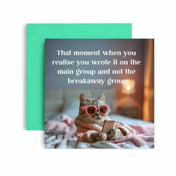 Parent Group Chat - That Moment You Realise...