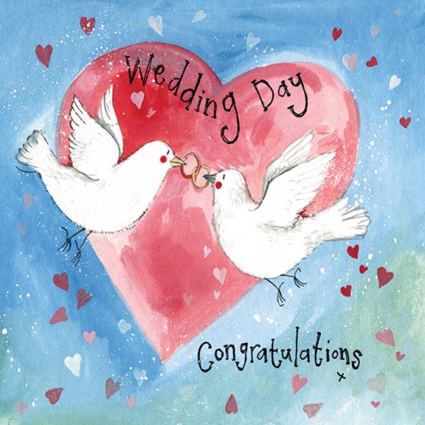 Wedding Doves Wedding Card AC722