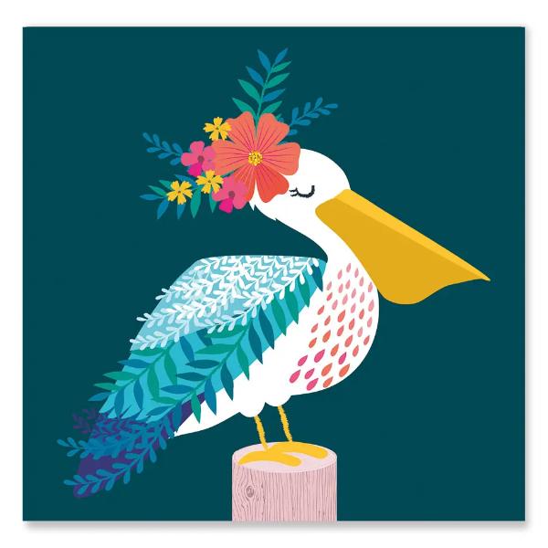 Pelican Blank Greeting Card BLA013
