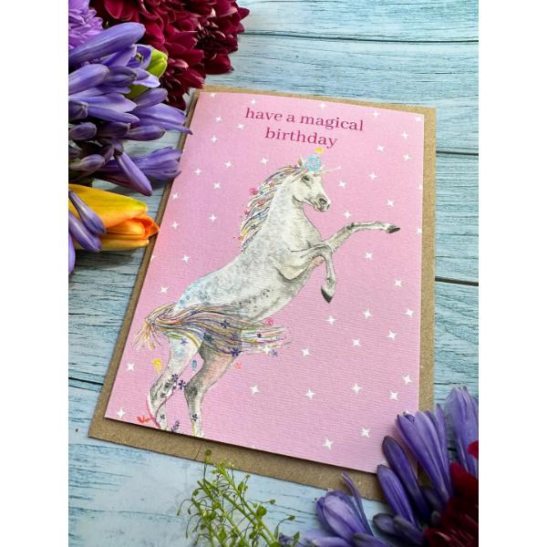 Birthday Unicorn Card