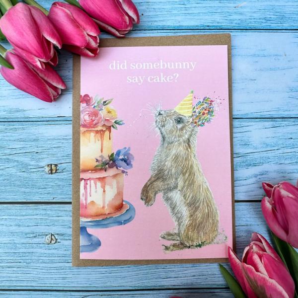 Bunny Cake Card