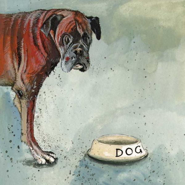 Dinner Time Square Blank Card AC806