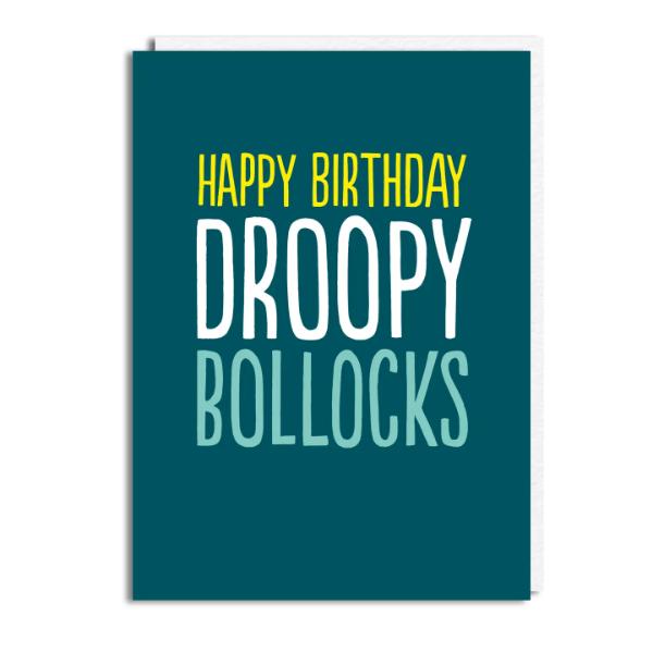 Droopy Balls' Birthday Card HON 415