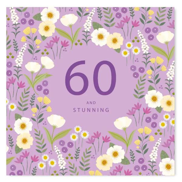 Age 60 Birthday Card ISA017