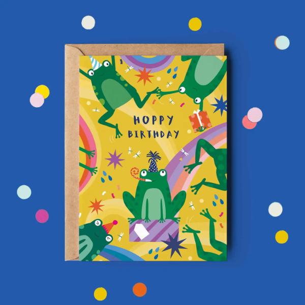 Frog Birthday Card COS002